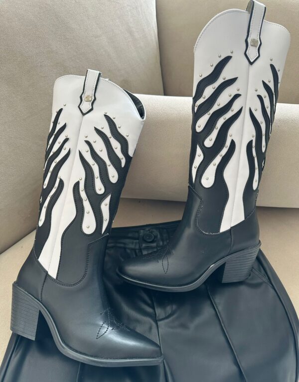 BOTA NAIROBI BLANCO Y NEGRO - Imagen 3