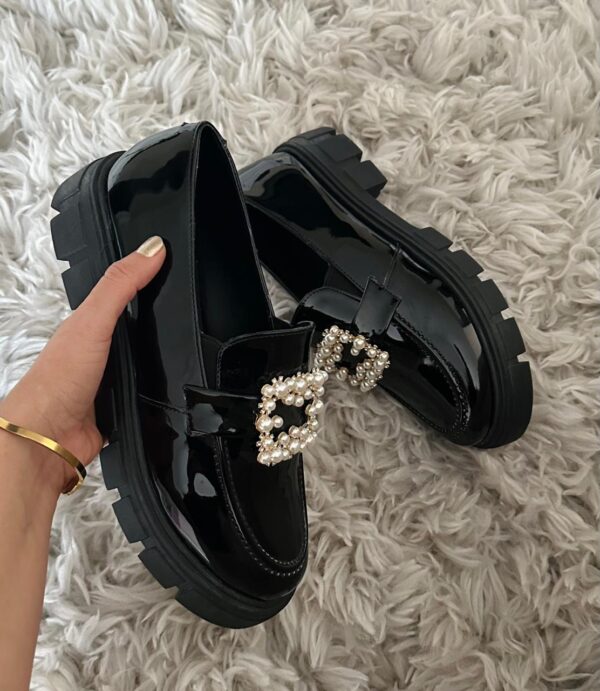 LOAFERS PEARLS CHAROL - Imagen 2