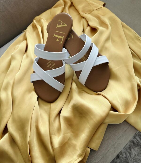 SANDALIA STRIP WHITE - Imagen 2