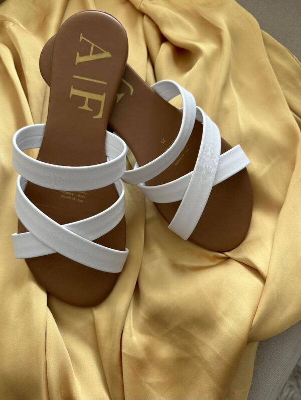 SANDALIA STRIP WHITE - Imagen 4