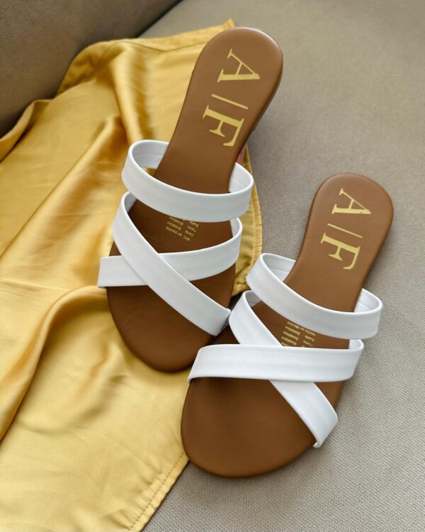 SANDALIA STRIP WHITE - Imagen 3